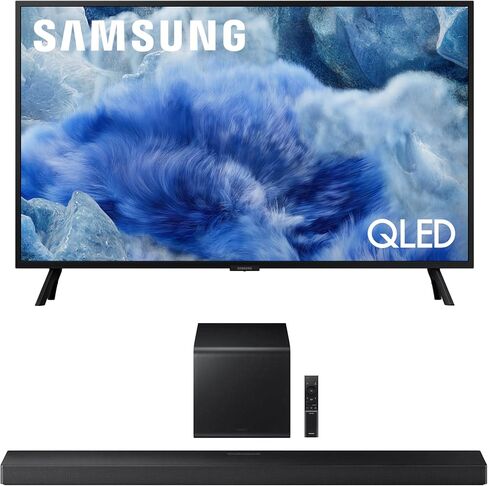 Samsung QN32Q8FAAFXZA 32 بوصة فئة QLED Q8F 4K VISION AI SMART TV مع HW-QS700F 3.1.2 CH DOLBY ATMOS Soundbar and sprowofer (2025) in Kuwait