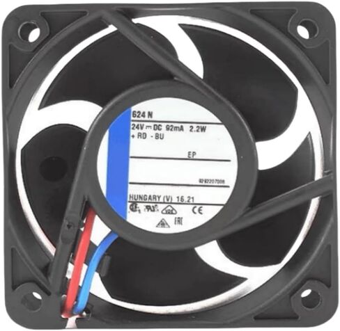 624n مروحة 6cm لـ 24v 92ma 2.2w 6025 60x60x25mm 624 N 2-Ware مروحة التبريد in Saudi Arabia