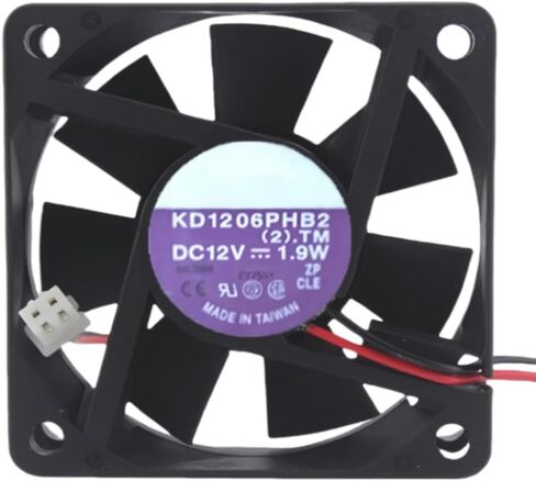 مروحة KD1206PHB2 6cm لـ 12V 1.9W 6015 60x60x15mm 2-ware مروحة تبريد in Saudi Arabia
