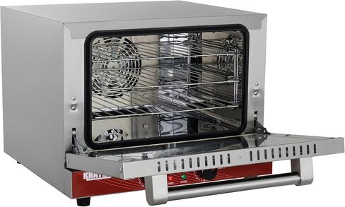 يحمل فرن Kratos التجاري ، فرن الحمل الحراري الكهربائي نصف الحجم ، أربعة مقاليات من ألواح نصف الحجم ، 120 فولت (29 م-002) in Kuwait