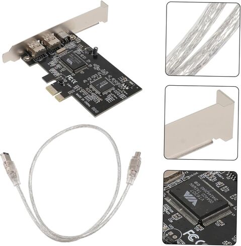 Homoyoyo PCI Express Controller Card مع منافذ خارجية دبوس دبوس من موانئ دبوس لأجهزة الكمبيوتر المكتبية. in Saudi Arabia
