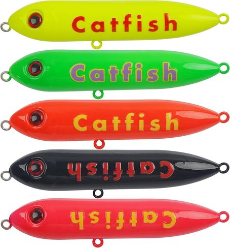 Catfish Rattling Line Float Lure for Catfishing Catfish Spook Rattle/Floats Dragon Style Peg Floats for Santee Rig Fishing 4/5.5inch, 5/10 Pack in Saudi Arabia
