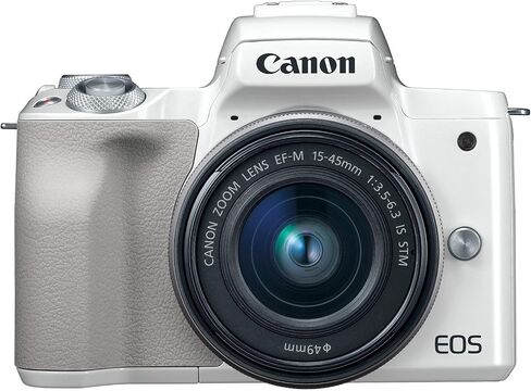 Canon EOS M50 Mirrorless Camera Kit W/EF-M15-45MM MONED و 4K VIOLY (WIDE) (متجدد) in Saudi Arabia