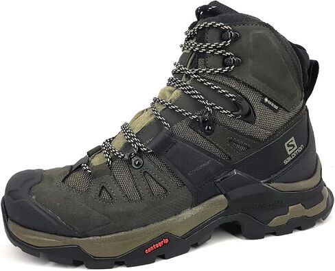 Salomon Quest 4 Gore-TEX Hiking Boots for Men, Magnet/Black/Quarry, 12.5 in Saudi Arabia