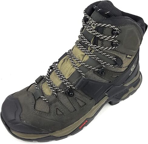 Salomon Quest 4 Gore-TEX Hiking Boots for Men, Magnet/Black/Quarry, 12.5 in Saudi Arabia