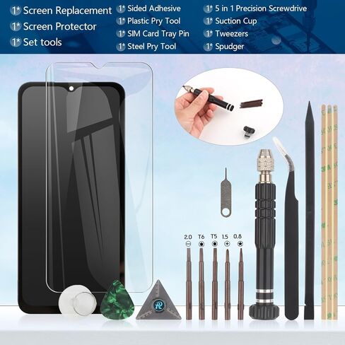 ywlrong لـ Samsung Galaxy A16 5G استبدال الشاشة لـ Samsung A16 5G SM-A166U SM-A166B SM-A166P SM-A166E عرض مجموعة رقمية الشاشة اللمس بديلة مع أدوات （مع الإطار）） in Kuwait