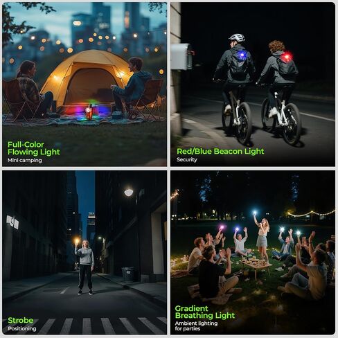 Wurkkos HD03 Rechargeable Flashlights EDC Clip-on Light, Bright 680 Lumens Pocket Flashlight, Combines Spotlight/Floodlight/RGB Light, Magnetic, IPX6 Waterproof for Cycling, Repairing (Orange) in Saudi Arabia