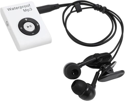 Zunate Water Proof MP3 Player 8GB for Swimming and Sports – IPX8 Underwater MP3 Audio Player with Headphones, Built in Clip, Supports FLAC WAV Audible for Running Surfing Diving (Blue) in Saudi Arabia