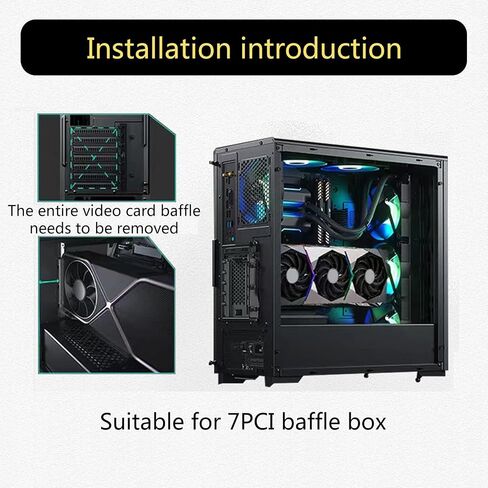 قوس تصاعد GPU العمودي PCIE3.0 x16 شريحة فتحة مع ضبط tooless للألعاب PCIE3.0 ملحق متوافق in Kuwait