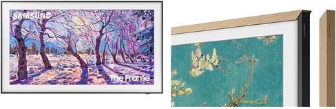 SAMSUNG 32-Inch Class QLED The Frame LS03C Series Smart TV w/Alexa Built-in (QN32LS03CB, Latest Model) + Free Teak Bezel Value $99 – VGSCFC32TKB in Saudi Arabia