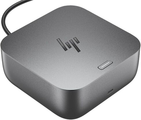 HP 100W G6 Thunderbolt 4 Dock Port Replicator Bundle مع DKZ Hub (Universal Thunderbolt/USB-C Station ، كابل واحد للشحن ، نقل البيانات إلى أي كمبيوتر محمول من العلامة التجارية) 9x472ut#ABA in Saudi Arabia