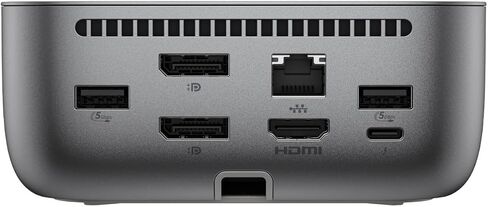 HP 100W G6 Thunderbolt 4 Dock Port Replicator Bundle مع DKZ Hub (Universal Thunderbolt/USB-C Station ، كابل واحد للشحن ، نقل البيانات إلى أي كمبيوتر محمول من العلامة التجارية) 9x472ut#ABA in Saudi Arabia