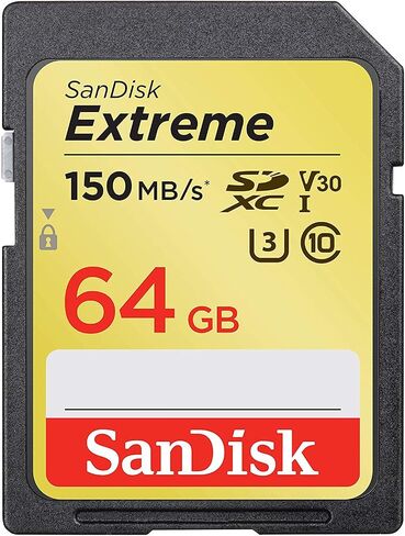 SanDisk Extreme 64GB SD Card (2 Pack) Speed Class 10 UHS-1 U3 C10 4K 64 GB SDXC Memory Cards for Compatible Digital Camera, Computer, Trail Cameras in Saudi Arabia
