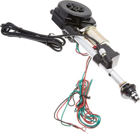 Spec-D Tuning Universal Car Automatic Power AM FM Radio Mast Antenna 12V Replacement Kit + Cable + Wires in Saudi Arabia