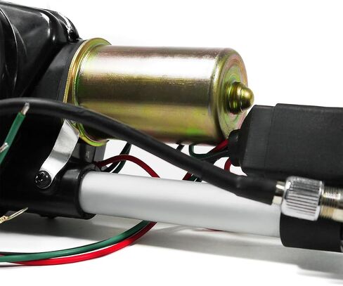 Spec-D Tuning Universal Car Automatic Power AM FM Radio Mast Antenna 12V Replacement Kit + Cable + Wires in Saudi Arabia