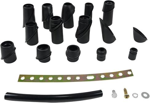 Spec-D Tuning Universal Car Automatic Power AM FM Radio Mast Antenna 12V Replacement Kit + Cable + Wires in Saudi Arabia