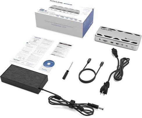 WAVLINK Thunderbolt 5 Docking Station, 12-in-1 Thunderbolt 5 Dock with 120Gbps Max Transfer, 140W PD, 2.5G Ethernet Port, 4X USB-A 3.2 Gen 2, SD 4.0, 8K Display for Thunderbolt 5/4 Laptops in Saudi Arabia