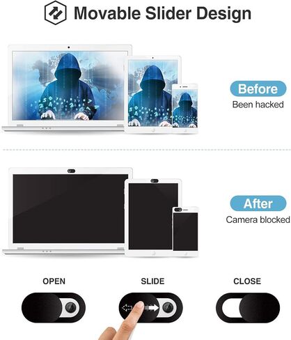 ProCase Smart Case for iPad Air 2 (2014 Release) Bundle with 6 Pack Webcam Cover Slide for Laptop Phone in Saudi Arabia