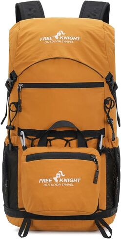 Bseash 30L Lightweight Hiking Backpack, Outdoor Sport Waterproof Travel Bag Daypack for Cycling Climbing Skiing (Yellow) in Kuwait