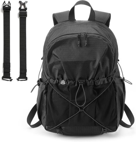 Lightweight Hiking Backpack, Camping Backpack 20L Small Backpacks Water Resistant Daypack for Women Men (Black) in Saudi Arabia
