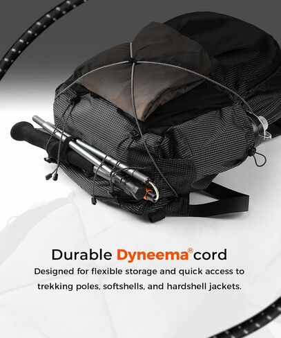 Lightweight Hiking Backpack, Camping Backpack 20L Small Backpacks Water Resistant Daypack for Women Men (Black) in Saudi Arabia