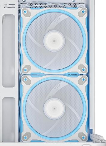 ASUS PRIME AP202 Argb White Matx Case مع زجاج منحني بالكامل ، يدعم بطاقات الرسومات التي يصل طولها إلى 420 مم ، بطول 360 ملم ، وسكان سهلة التخلص من فتحات الفتحة ، وثلاثة من عشاق ArgB المدمجة in Saudi Arabia