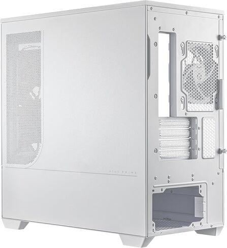 ASUS PRIME AP202 Argb White Matx Case مع زجاج منحني بالكامل ، يدعم بطاقات الرسومات التي يصل طولها إلى 420 مم ، بطول 360 ملم ، وسكان سهلة التخلص من فتحات الفتحة ، وثلاثة من عشاق ArgB المدمجة in Saudi Arabia