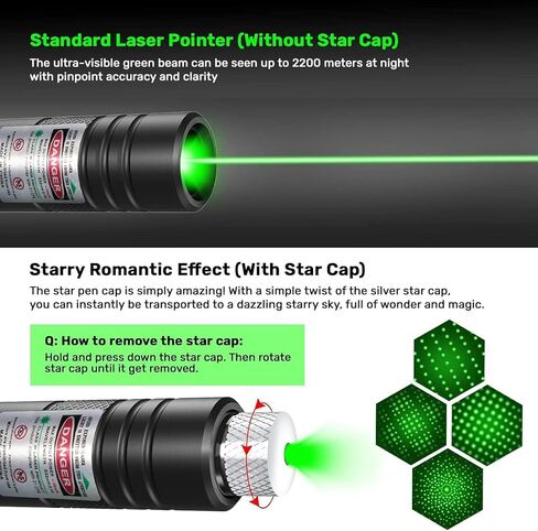 مؤشر الليزر ، ضوء مؤشر مؤشر الليزر الأخضر ، مؤشر Lazer طويل المدى للمشي لمسافات طويلة ، شحن USB in Kuwait
