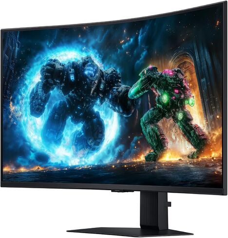 Samsung 37" Odyssey G7 (G75F) 4K UHD Resolution, 165Hz, Curved Gaming Monitor, 1ms Response Time (GtG), VESA DisplayHDR™ 600, AMD FreeSync™ Premium Pro, LS37FG75DENXZA, 2025 in Saudi Arabia