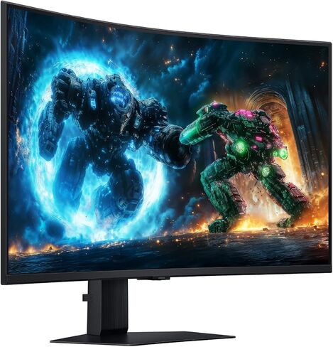 Samsung 37" Odyssey G7 (G75F) 4K UHD Resolution, 165Hz, Curved Gaming Monitor, 1ms Response Time (GtG), VESA DisplayHDR™ 600, AMD FreeSync™ Premium Pro, LS37FG75DENXZA, 2025 in Saudi Arabia