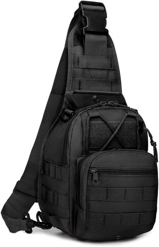 J.Sh 4-in-1 حزمة الصدر التكتيكي مع حقيبة Crossbody System System Hidden Cread ، ومثالية مقاومة للماء ومقاومة للمهياج in Kuwait