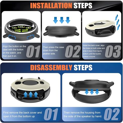 BEARDDO 2 في 1 حالة معدنية لـ Garmin Vivoactive 5 مع تغطية TPU الخلفية ، غطاء وقائي مقاوم للصدمات وعرة مع إكسسوارات القماش التنظيف لـ Garmin Vivoactive 5 Smartwatch Bezel (Dark Gray) in Kuwait