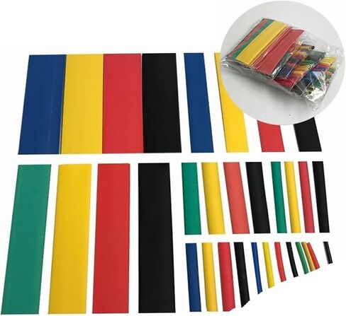 164pcs مجموعة polyolefin تقليص متنوعة حرارة تقلص أنبوب الأنبوب مجموعة الأذواق المعزولة in Kuwait