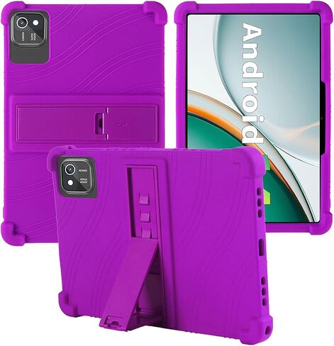 for aiprotablet C20e Tablet 10 Inch Android Tablets Case,BOVUGAC Soft Silicone Adjustable Stand Shockproof Kids Friendly for aiprotablet C20e Tablets(Blue) in Kuwait
