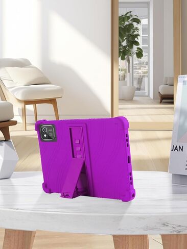 for aiprotablet C20e Tablet 10 Inch Android Tablets Case,BOVUGAC Soft Silicone Adjustable Stand Shockproof Kids Friendly for aiprotablet C20e Tablets(Blue) in Kuwait