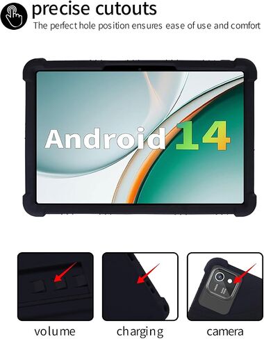 لحالة Aiprotablet C20E Tablet 10 بوصة Android أقراص Android ، Bovugac Soft Silicone Stand Stand Stand Roofrack Friends for Aiprotablet C20E أقراص (أزرق) in Kuwait