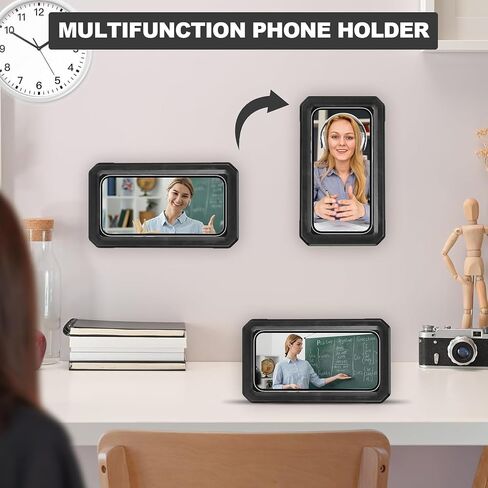 Shower Phone Holder Waterproof-360°Adjustable Rotation, Waterproof Anti Fog Case with Touch Screen for Bathroom Bathtub, Shower Phone Case Holder for Bathroom Wall Mirror in Saudi Arabia