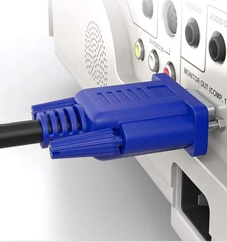 VGA to VGA Monitor Cable 3 Feet HD15 Male to Male for TV Computer Projector in Saudi Arabia