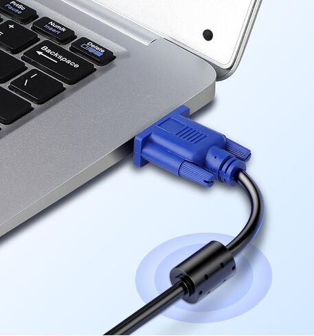 VGA to VGA Monitor Cable 3 Feet HD15 Male to Male for TV Computer Projector in Saudi Arabia