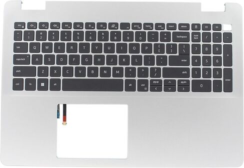 ApplianPar Silver Palmrest Upper Case Cover with Backlit Keyboard V5JHC 0V5JHC for Dell Inspiron 5593 in Saudi Arabia