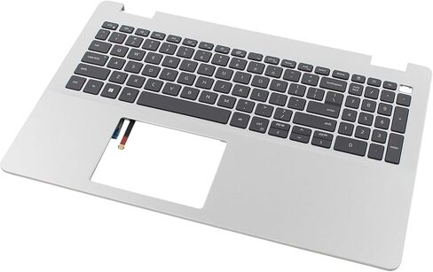 ApplianPar Silver Palmrest Upper Case Cover with Backlit Keyboard V5JHC 0V5JHC for Dell Inspiron 5593 in Saudi Arabia
