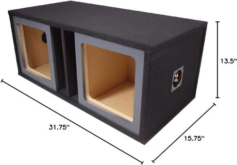 American Sound Connection Car Audio Dual 10 "مربع مربع مربع مربع قابل للطلاء يناسب كيكر L7 subwooofer in Saudi Arabia