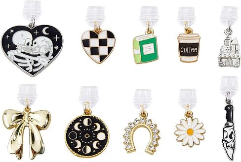 DICOSMETIC Dust Plug Charms Bulk Alloy Enamel Type-C USB Charging Port Charm Cell Phone Charm Plug Cover USB C Port Cap Protector Pendant for Cellphone Tablet Charging Ports Dust in Kuwait