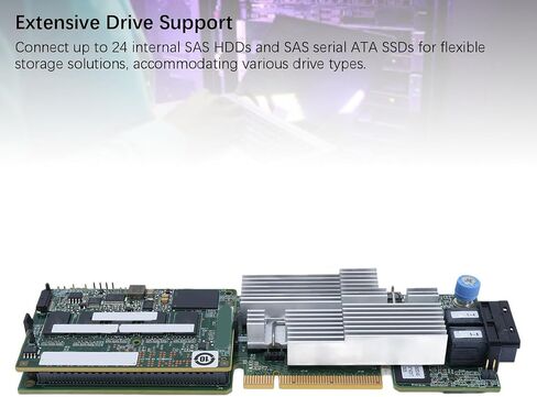 وحدة التحكم في بطاقة RAID ، بطاقة وحدة تحكم SAS RAID مع ذاكرة التخزين المؤقت 1GB 12GBPS نقل البيانات 8 المنافذ الداخلية 2x SFF8643 موصلات لخوادم سطح المكتب محطات عمل in Saudi Arabia