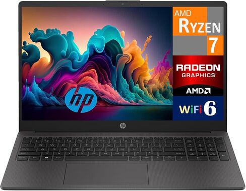 HP 255 G10 Business Laptop 15.6 "عرض FHD (AMD RYZEN 7 7730U ، 32GB DDR4 ، 1TB PCIE SSD ، AMD Radeon ، Numeric Keypad ، WiFi 6 ، HD WebCam ، Bluetooth 5. ، Win 11 Pro) W/DKZ USB Expander in Saudi Arabia