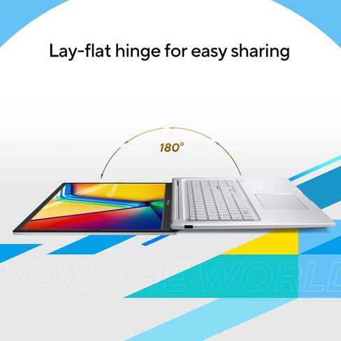 ASUS Vivobook 17 Labtop ، 17.3 "عرض FHD 60Hz ، Intel Core I7-1355U ، Intel Iris XE Graphics ، ذاكرة 16 جيجابايت ، تخزين 1 تيرابايت ، فضية بارد ، F1704VA-ES76 in Saudi Arabia