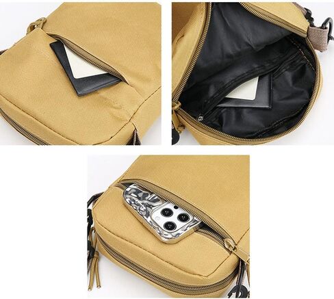 Crossbody Bag Unisex Crossbody Bag Handbag Mini Mobile Wallet in Saudi Arabia
