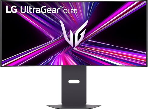 LG 45GX900A-B 45 بوصة ULTRAGEAR WQHD (3440 × 1440) شاشة ألعاب منحنية OLED ، 240 هرتز ، 0.03 مللي ثانية ، NVIDIA G-SYNC ، VESA DISPLAYDR TRUE Black 400 ، HDMI 2.1 ، DisplayPort ، USB PD 65W ، Black in Kuwait
