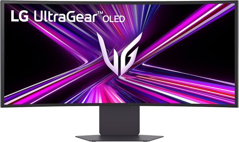 LG 45GX900A-B 45 بوصة ULTRAGEAR WQHD (3440 × 1440) شاشة ألعاب منحنية OLED ، 240 هرتز ، 0.03 مللي ثانية ، NVIDIA G-SYNC ، VESA DISPLAYDR TRUE Black 400 ، HDMI 2.1 ، DisplayPort ، USB PD 65W ، Black in Kuwait