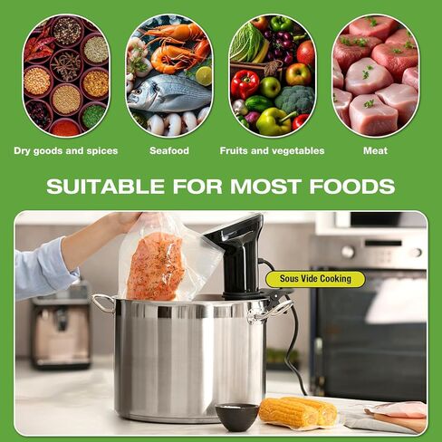 Portable Handheld Vacuum Sealer Machine, Compact Vacuum Sealer Machine for Food Preservation & Storage + 10 Reusable Bags in Saudi Arabia